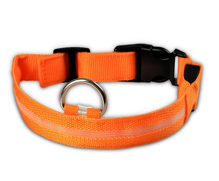 LED Pet Dog Luminous Collar Night Safety