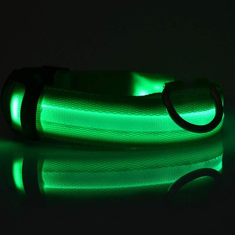 LED Pet Dog Luminous Collar Night Safety