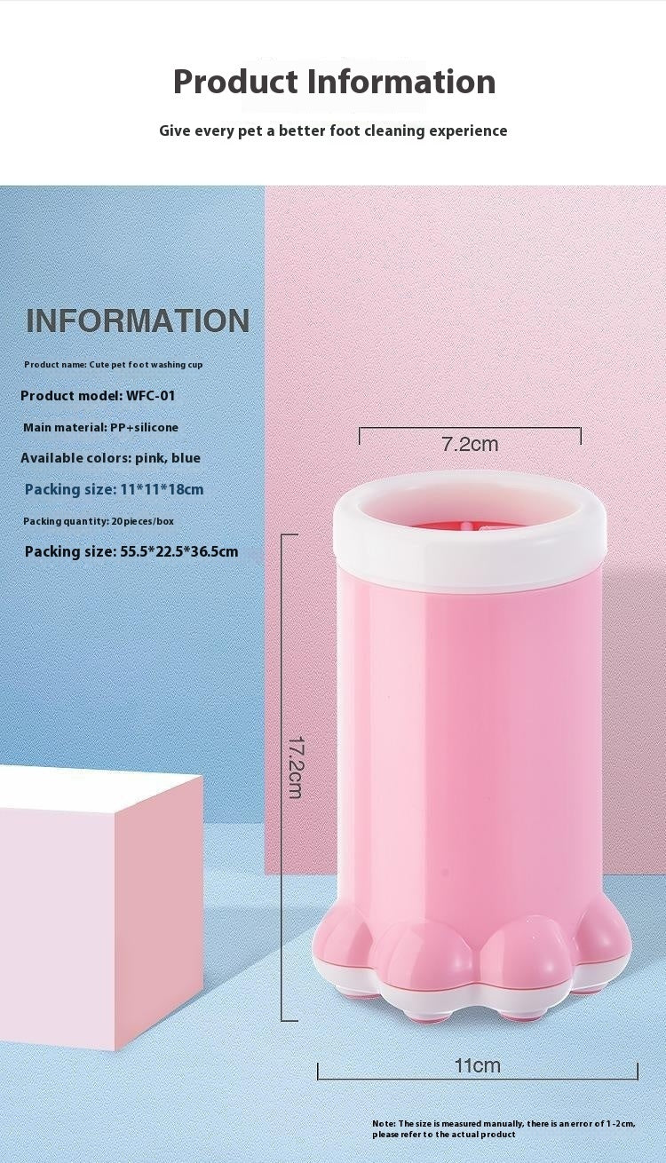 Portable Pets Dog's Paw Large Silicone Foot-washing Machine