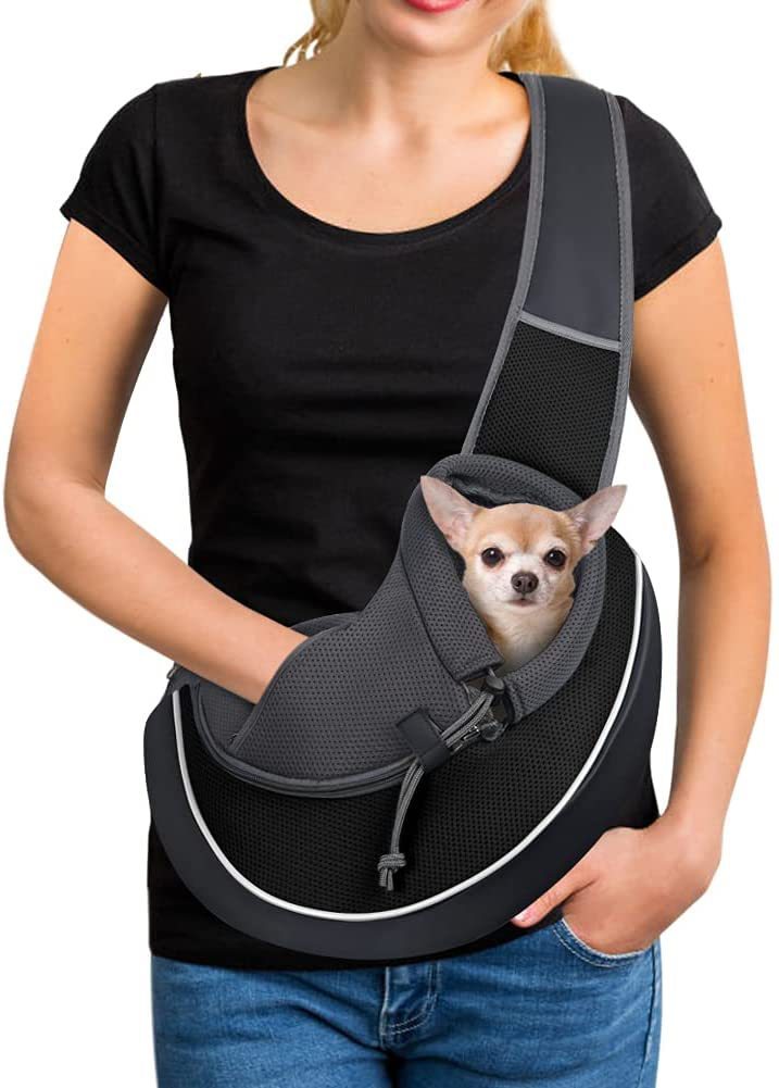 Outdoor Portable Crossbody Bag For Dogs