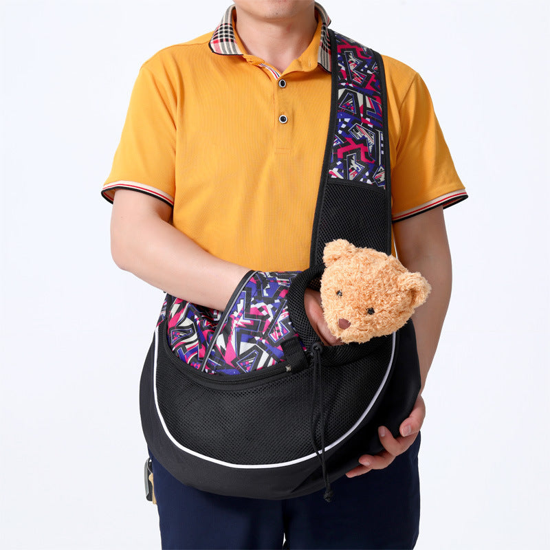 Outdoor Portable Crossbody Bag For Dogs