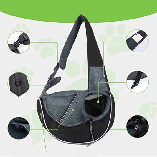 Outdoor Portable Crossbody Bag For Dogs